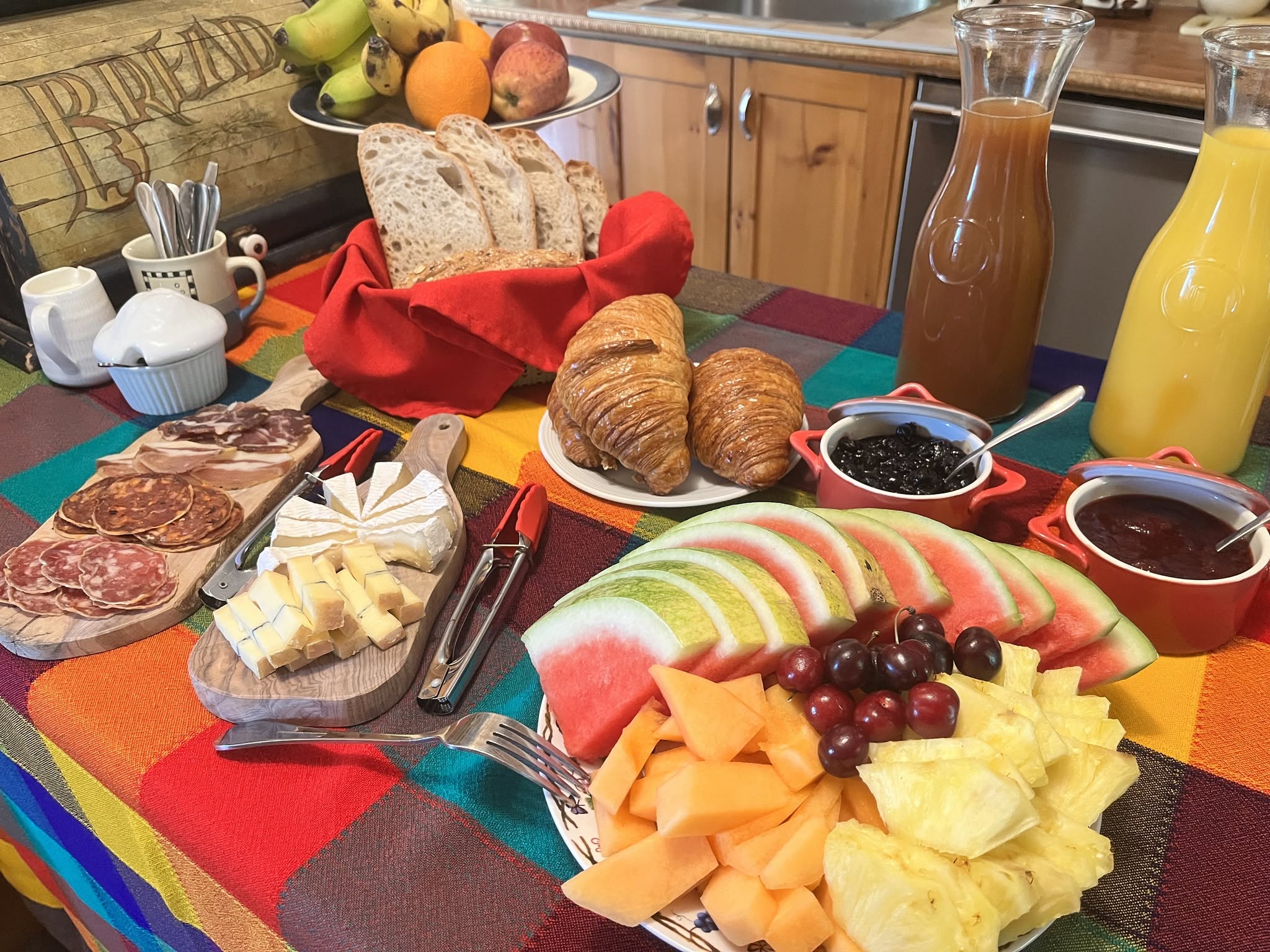 Petit-déjeuner du Gîte TerreCiel